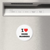 Aimant J'Aime Les Bonnes Manières (In Situ (Lave-vaisselle))