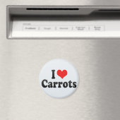 Aimant J'aime les carottes (In Situ (Lave-vaisselle))