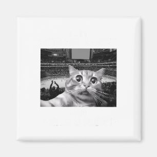Aimant J'aime les chats et le hockey peut-être 3 personne