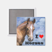 Aimant J'aime les chevaux 🐎 (Recto/Verso)