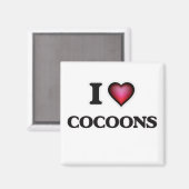 Aimant J'aime les cocons (Recto/Verso)