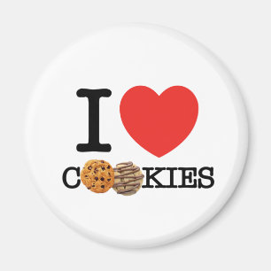 Aimant J'aime les cookies