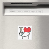 Aimant J'aime les Dalmatiens (In Situ (Lave-vaisselle))