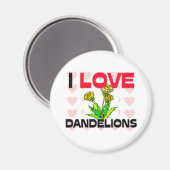 Aimant J'Aime Les Dandelions (Recto/Verso)