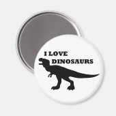 Aimant J'Aime Les Dinosaures ! (Recto/Verso)