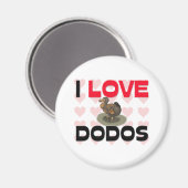 Aimant J'aime les Dodos (Recto/Verso)