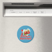 Aimant J'aime les fraises (In Situ (Lave-vaisselle))