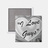 Aimant J'aime les gars (Recto/Verso)