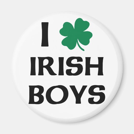 Aimant J'Aime Les Irlandais (Devant)