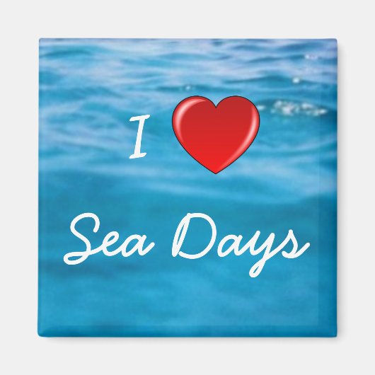 Aimant J'aime les jours de la mer (Devant)