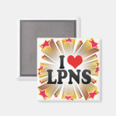 Aimant J'aime les LPNS (Recto/Verso)