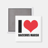 Aimant J'aime les marais Bacchus (Recto/Verso)