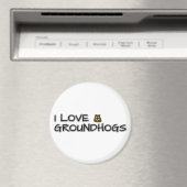 Aimant J'aime les marmottes (In Situ (Lave-vaisselle))