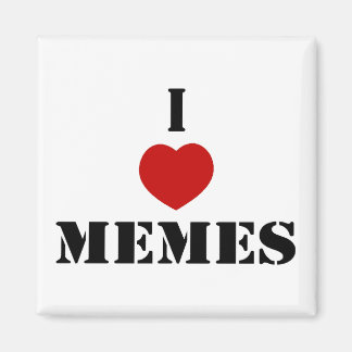 Aimant J'aime les mèmes