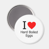 Aimant J'Aime Les Oeufs Durs (Recto/Verso)