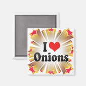 Aimant J'Aime Les Oignons (Recto/Verso)