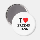 Aimant J'Aime Les Poêles À Friture (Recto/Verso)