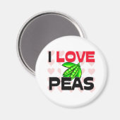 Aimant J'Aime Les Pois (Recto/Verso)