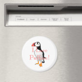 Aimant J'Aime Les Puffins ! (In Situ (Lave-vaisselle))