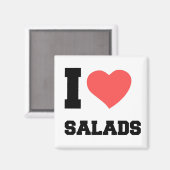 AIMANT J'AIME LES SALADES (Recto/Verso)