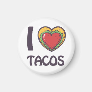 Aimant J'aime les Tacos