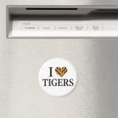 Aimant J'aime les tigres (In Situ (Lave-vaisselle))