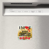 Aimant J'AIME LES Turnovers Apple (In Situ (Lave-vaisselle))