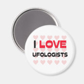 AIMANT J'AIME LES UFOLOGISTES (Recto/Verso)