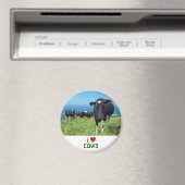 Aimant J'aime les vaches (In Situ (Lave-vaisselle))