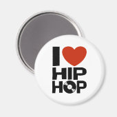 Aimant J'aime l'Hip hop (Recto/Verso)