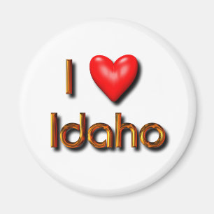 Aimant J'aime l'Idaho