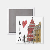 Aimant J'aime Lima (Recto/Verso)