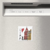 Aimant J'aime Lima (In Situ (Lave-vaisselle))