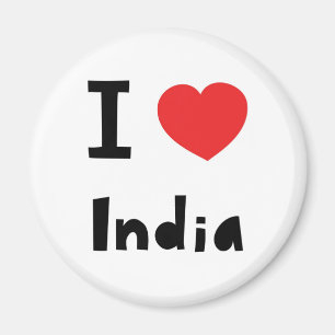 Aimant J'aime l'Inde