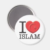 Aimant J'aime l'Islam (Recto/Verso)
