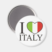 Aimant J'aime l'Italie (Recto/Verso)