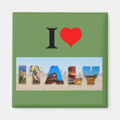 Aimant J'aime l'Italie (Devant)