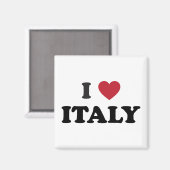 Aimant J'aime l'Italie (Recto/Verso)