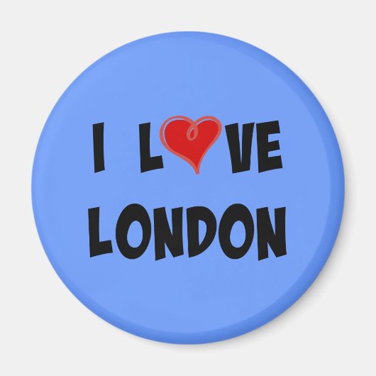 Aimant J'aime Londres (Devant)