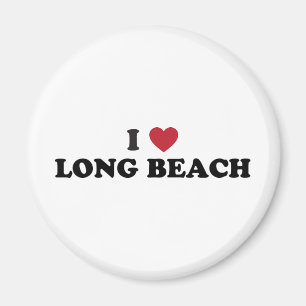 Aimant J'aime Long Beach la Californie