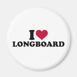 Aimant J'aime Longboard