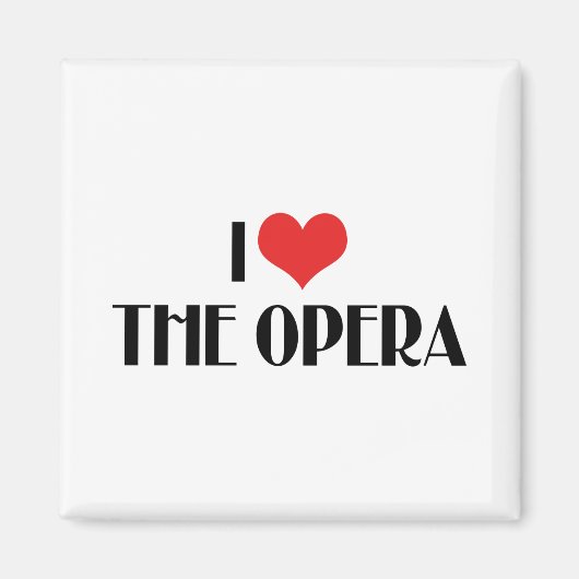 Aimant J'Aime L'Opéra (Devant)