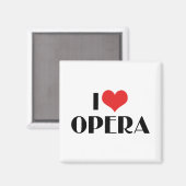 Aimant J'aime l'opéra (Recto/Verso)