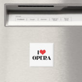Aimant J'aime l'opéra (In Situ (Lave-vaisselle))