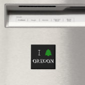 Aimant J'aime l'Oregon (In Situ (Lave-vaisselle))