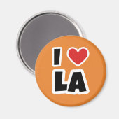 Aimant J'aime Los Angeles (Recto/Verso)