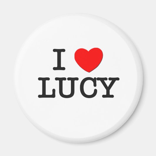 Aimant J'Aime Lucy (Devant)