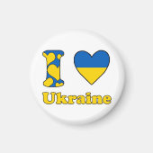 Aimant J'aime l'Ukraine (Devant)