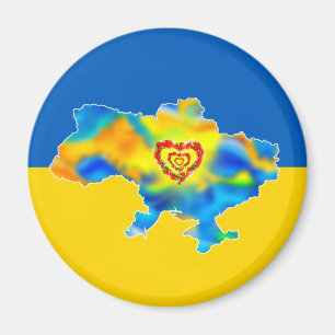 Aimant J'aime l'Ukraine