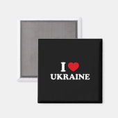 Aimant J'aime l'Ukraine 2 (Recto/Verso)